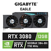 GIGABYTE GeForce RTX 3080 EAGLE 12GB GDDR6X GV-N3080EAGLE-12GD Graphics Card by gigabyte at Rebel Tech