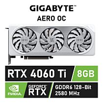 GIGABYTE GeForce RTX 4060 Ti AERO OC 8GB GDDR6 GV-N406TAERO OC-8GD Graphics Card  by gigabyte at Rebel Tech