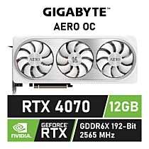 GIGABYTE GeForce RTX 4070 AERO OC 12GB GDDR6X GV-N4070AERO OC-12GD Graphics Card  by gigabyte at Rebel Tech