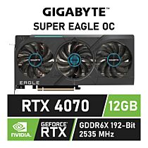 GIGABYTE GeForce RTX 4070 SUPER EAGLE OC 12GB GV-N407SEAGLE OC-12GD Graphics Card by gigabyte at Rebel Tech