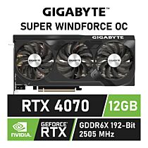 GIGABYTE GeForce RTX 4070 SUPER WINDFORCE OC 12GB GV-N407SWF3OC-12GD Graphics Card by gigabyte at Rebel Tech