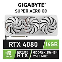 GIGABYTE GeForce RTX 4080 SUPER AERO OC 16GB GDDR6X GV-N408SAORUS M-16GD Graphics Card  by gigabyte at Rebel Tech