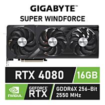 GIGABYTE GeForce RTX 4080 SUPER WINDFORCE 16GB GDDR6X GV-N408SWF3-16GD Graphics Card  by gigabyte at Rebel Tech