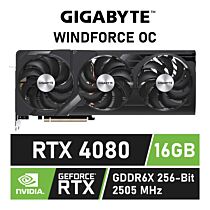 GIGABYTE GeForce RTX 4080 WINDFORCE OC 16GB GDDR6X GV-N4080WF3-16GD Graphics Card  by gigabyte at Rebel Tech