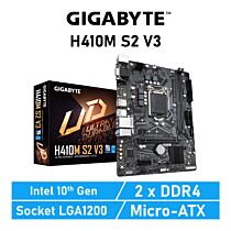 GIGABYTE H410M S2 V3 LGA1200 Intel H410 Micro-ATX Intel Motherboard by gigabyte at Rebel Tech