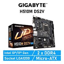 GIGABYTE H510M DS2V LGA1200 Intel H510 Micro-ATX Intel Motherboard by gigabyte at Rebel Tech