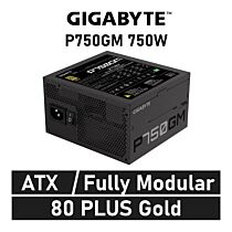 GIGABYTE P750GM 750W 80 PLUS Gold GP-P750GM ATX Power Supply by gigabyte at Rebel Tech
