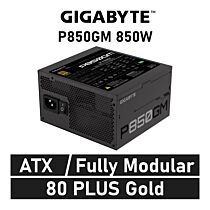 GIGABYTE P850GM 850W 80 PLUS Gold GP-P850GM ATX Power Supply by gigabyte at Rebel Tech
