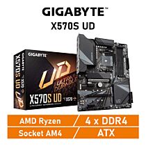 GIGABYTE X570S UD AM4 AMD X570 ATX AMD Motherboard by gigabyte at Rebel Tech