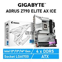 GIGABYTE Z790 AORUS ELITE AX ICE LGA1700 Intel Z790 ATX Intel Motherboard by gigabyte at Rebel Tech