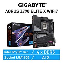 GIGABYTE Z790 AORUS ELITE X WIFI7 LGA1700 Intel Z790 ATX Intel Motherboard by gigabyte at Rebel Tech