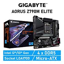GIGABYTE Z790M AORUS ELITE LGA1700 Intel Z790 Micro-ATX Intel Motherboard by gigabyte at Rebel Tech