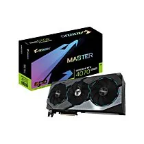 GIGABYTE AORUS GeForce RTX 4070 SUPER MASTER 12GB GV-N407SAORUS M-12GD Graphics Card by gigabyte at Rebel Tech