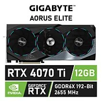 GIGABYTE AORUS GeForce RTX 4070 Ti ELITE 12GB GDDR6X GV-N407TAORUS E-12GD Graphics Card by gigabyte at Rebel Tech