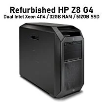HP Z8 G4 Dual Intel Xeon 4114 / 32GB DDR4 / 512GB SSD / Nvidia Quadro P4000 8GB / Windows 11 Pro Refurbished Workstation PC  by hp at Rebel Tech
