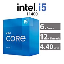 Intel Core i5-11400 Rocket Lake 6-Core 2.60GHz LGA1200 65W BX8070811400 Desktop Processor by intel at Rebel Tech