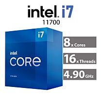Intel Core i7-11700 Rocket Lake 8-Core 2.50GHz LGA1200 65W CM8070804491214 Desktop Processor by intel at Rebel Tech