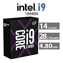Intel Core i9-10940X Cascade Lake 14-Core 3.30GHz LGA2066 165W BX8069510940X Desktop Processor by intel at Rebel Tech