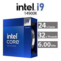 Intel Core i9-14900K Raptor Lake 24-Core 3.20GHz LGA1700 125W BX8071514900K Desktop Processor by intel at Rebel Tech