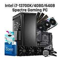 Be Quiet! Intel i7-13700K/4080/64GB/2TB BQ-I7 13700K-GMG PC BUILD Spectre Gaming PC by bequiet at Rebel Tech