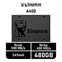 Kingston A400 480GB SATA6G SA400S37/480G 2.5" Solid State Drive by kingston at Rebel Tech