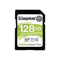 Kingston Canvas Select Plus SDXC UHS-I 128GB SDS2/128GB Memory Card by kingston at Rebel Tech