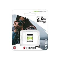 Kingston Canvas Select Plus SDXC UHS-I 512GB SDS2/512GB Memory Card by kingston at Rebel Tech