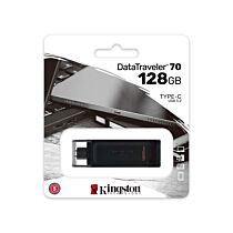 Kingston DataTraveler 70 128GB USB-C DT70/128GB Flash Drive by kingston at Rebel Tech