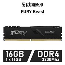 Kingston FURY Beast 16GB DDR4-3200 CL16 1.35v KF432C16BB/16 Desktop Memory by kingston at Rebel Tech