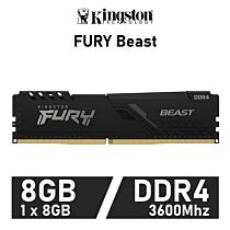 Kingston FURY Beast 8GB DDR4-3600 CL17 1.35v KF436C17BB/8 Desktop Memory by kingston at Rebel Tech