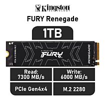 Kingston FURY Renegade 1TB PCIe Gen4x4 SFYRS/1000G M.2 2280 Solid State Drive by kingston at Rebel Tech
