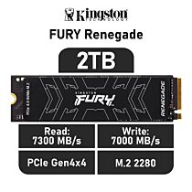 Kingston FURY Renegade 2TB PCIe Gen4x4 SFYRD/2000G M.2 2280 Solid State Drive by kingston at Rebel Tech