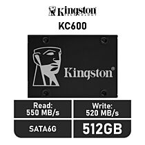 Kingston KC600 512GB SATA6G SKC600/512G 2.5" Solid State Drive by kingston at Rebel Tech