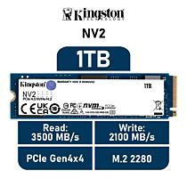 Kingston NV2 1TB PCIe Gen4x4 SNV2S/1000G M.2 2280 Solid State Drive by kingston at Rebel Tech