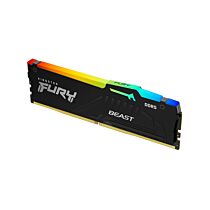 Kingston FURY Beast RGB 16GB DDR5-4800 CL38 1.10v KF548C38BBA-16 Desktop Memory by kingston at Rebel Tech