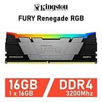 Kingston FURY Renegade RGB 16GB DDR4-3200 CL16 1.35v KF432C16RB1A/16 Desktop Memory by kingston at Rebel Tech