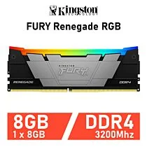 Kingston FURY Renegade RGB 8GB DDR4-3200 CL16 1.35v KF432C16RBA/8 Desktop Memory by kingston at Rebel Tech