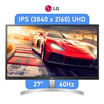 LG 27UL500-W 27" IPS UHD 60Hz 27UL500-W.AFBQ Flat Office Monitor by lg at Rebel Tech