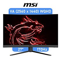 MSI Optix G27CQ4E2 27" VA FHD 170Hz Freesync Premium Curved Gaming Monitor by msi at Rebel Tech