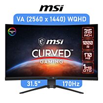 MSI MAG 325CQRF 31.5″  VA HDR WQHD 170Hz FreeSync Premium Curved Gaming Monitor by msi at Rebel Tech