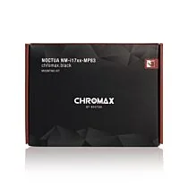 Noctua LGA1700 chromax.black 83mm Mounting Pitch NM-I17XX-MP83 CH.BK Mounting Kit by noctua at Rebel Tech