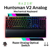 Razer Huntsman V2 Analog Razer Analog Optical RZ03-03610100-R3M1 Full Size Mechanical Keyboard by razer at Rebel Tech