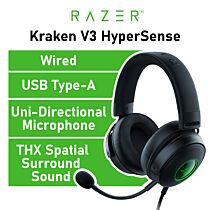 Razer Kraken V3 HyperSense RZ04-03770100-R3M1 Wired Gaming Headset by razer at Rebel Tech