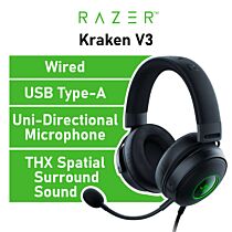 Razer Kraken V3 RZ04-03770200-R3M1 Wired Gaming Headset by razer at Rebel Tech