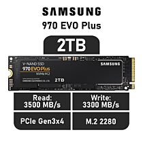 Samsung 970 EVO Plus 2TB PCIe Gen3x4 MZ-V7S2T0BW M.2 2280 Solid State Drive by samsung at Rebel Tech