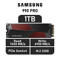 Samsung 990 PRO 1TB PCIe Gen4x4 MZ-V9P1T0CW M.2 2280 Solid State Drive by samsung at Rebel Tech