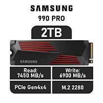 Samsung 990 PRO 2TB PCIe Gen4x4 MZ-V9P2T0CW M.2 2280 Solid State Drive by samsung at Rebel Tech
