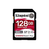 Kingston Canvas React Plus SDXC UHS-II 128GB SDR2/128GB Memory Card by kingston at Rebel Tech