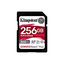 Kingston Canvas React Plus SDXC UHS-II 256GB SDR2/256GB Memory Card by kingston at Rebel Tech