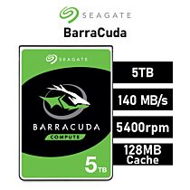 Seagate BarraCuda 5TB SATA6G ST5000LM000 2.5" Hard Disk Drive by seagate at Rebel Tech